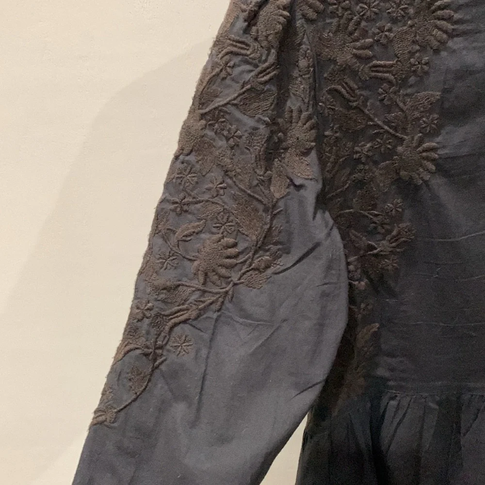 Double D Ranch Black on Black Embroidered Blouse - Picture 5 of 7